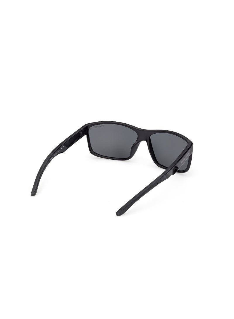 SKECHERS نظارات شمسية رجالية مستطيلة من سكيشرز SE0015802D63 بإطار كامل - Image 5
